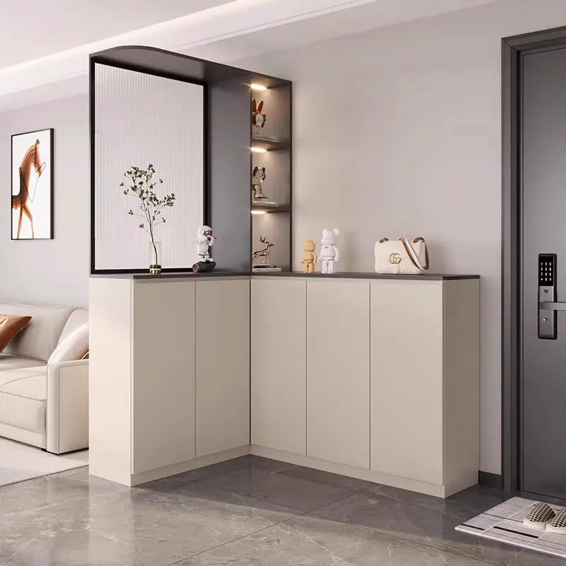 

Угловой входной шкаф, обувной шкаф, встроенная перегородка, прихожая, гостиная, угловой шкафчик для хранения вещей