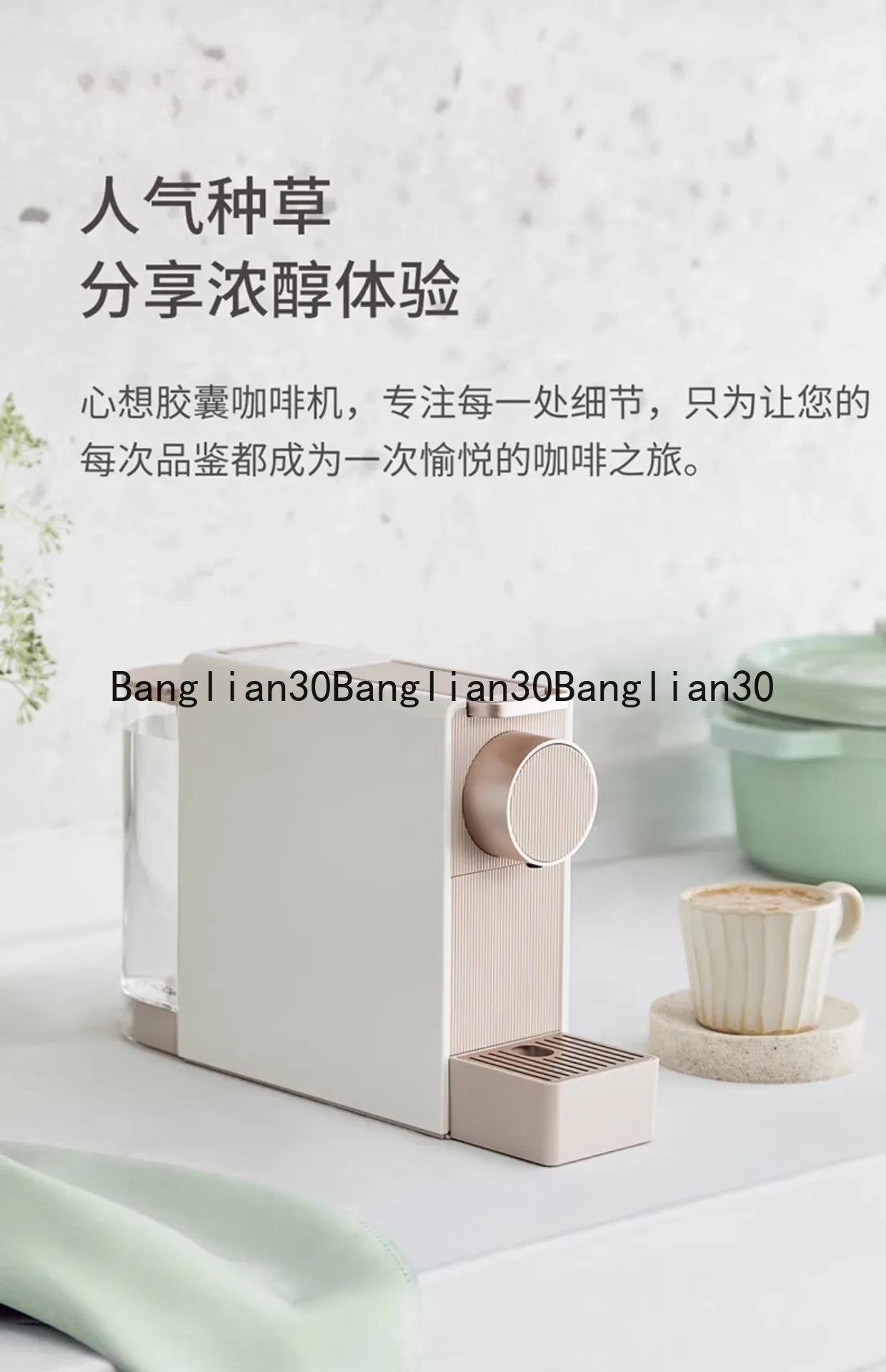 Cross-border Italian Capsule Coffee Machine Small Home Hotel Office Portable 19Ba