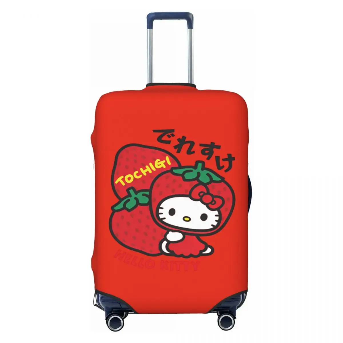 

Hello Kitty Strawberry Suitcase Cover Holiday Elastic Luggage Supplies Cruise Trip Protection