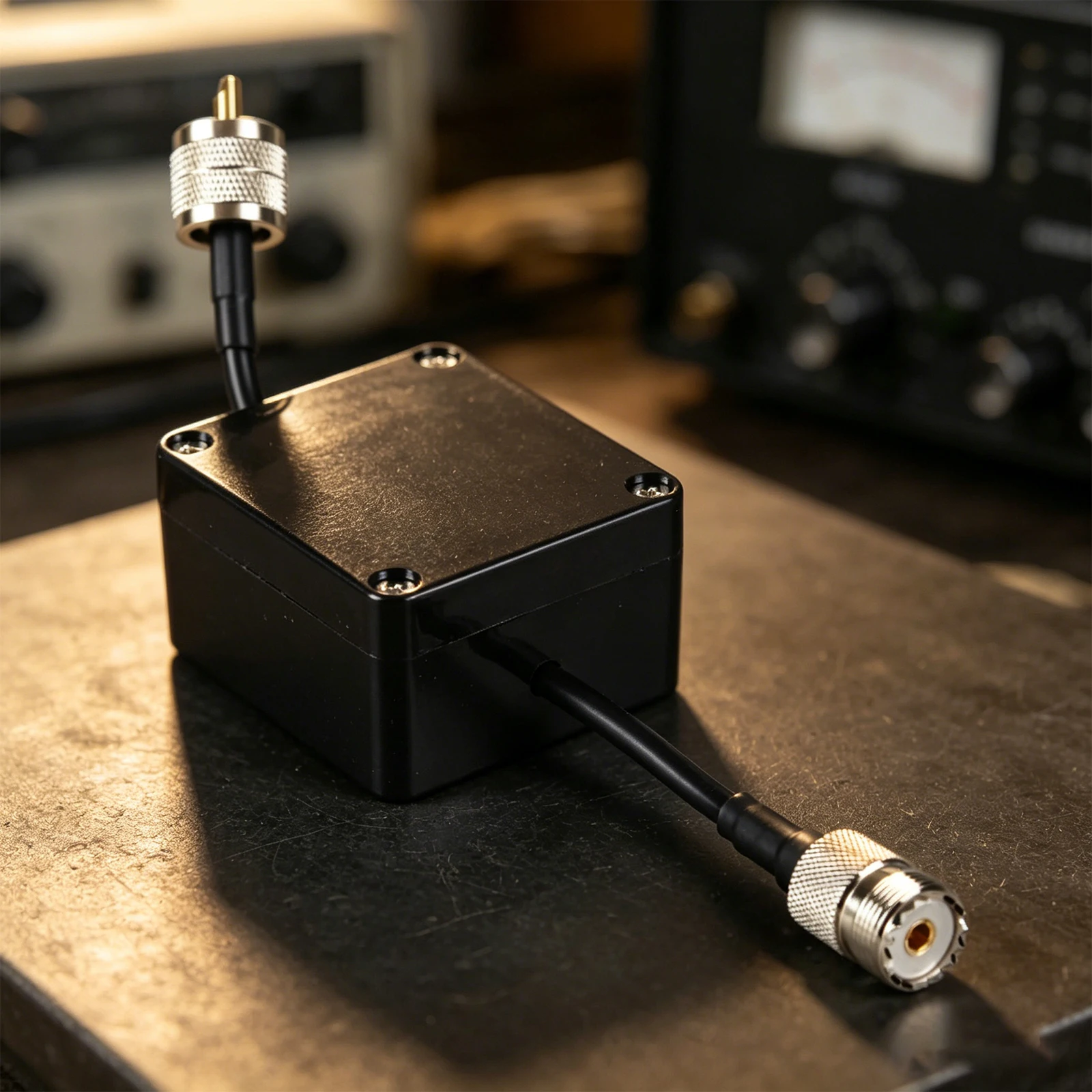 1.8-30MHz Shortwave Choke Magnetic Rings 1:1 Current Balun Common Mode Choke RF Noise Filter for Ham Radio Antenna Communication