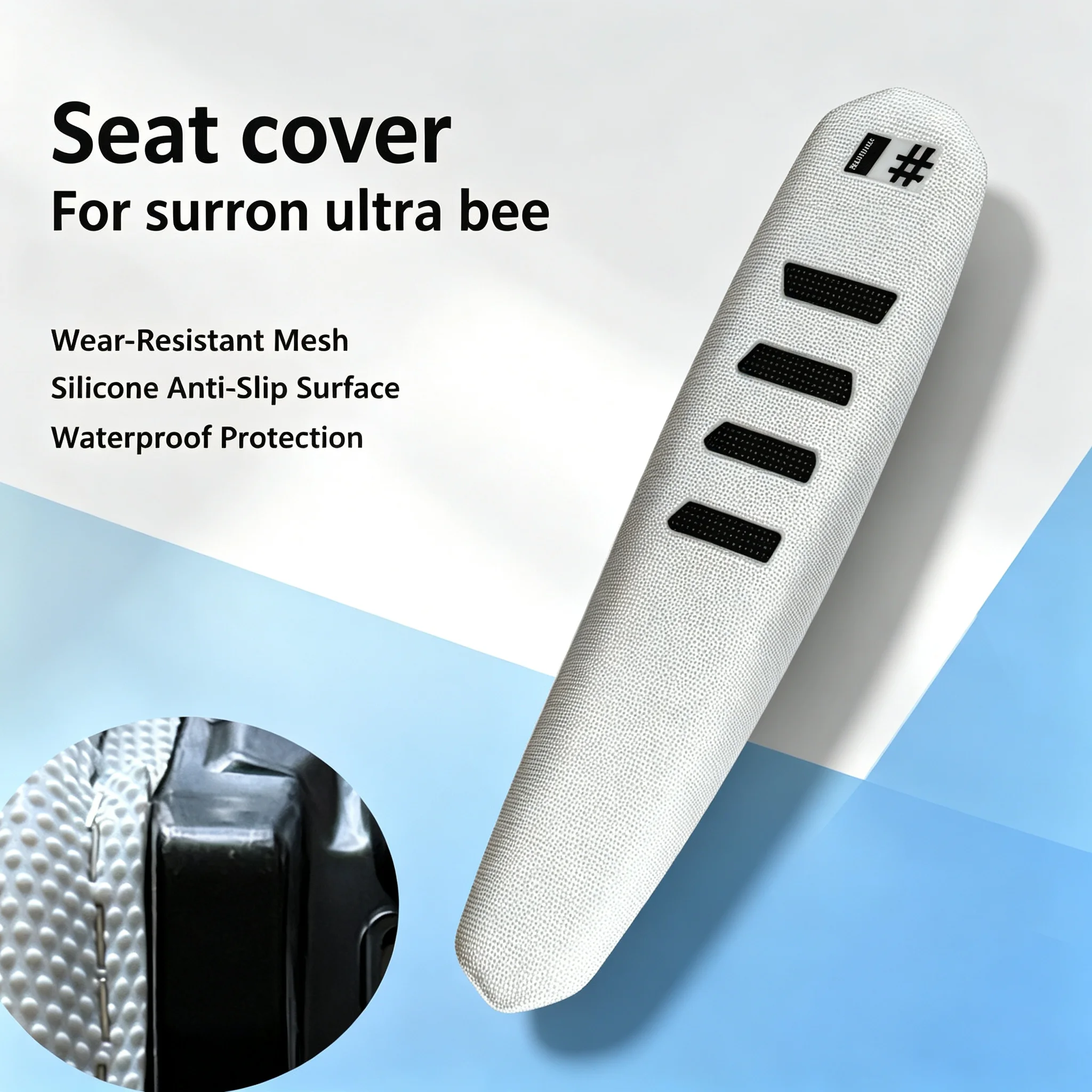 Anti-slip Silicone Seat Cover Waterproof Seat Skin For Surron Light Bee X KTM GasGas Talaria Dirt Bike Universal