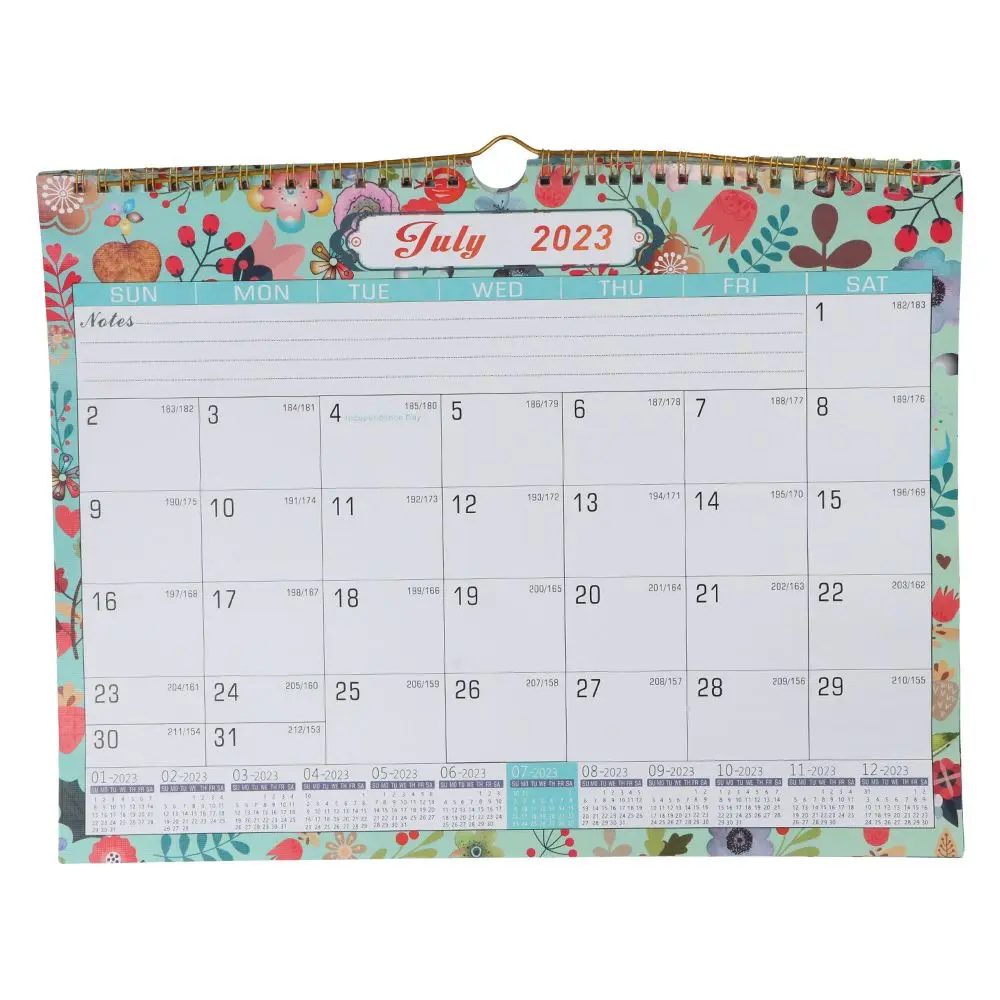 

18 Months Wall Calendar 2024-2024 Schedule Paper Hanging Calendar Year Planning Note Hanging Planner Office