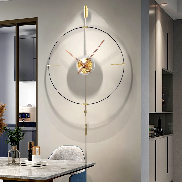 Luxury Modern Wall Clock Silent Nordic Pendulum Clocks Wall Home Decor Design Large Watch Living Room Home Decoration Gift