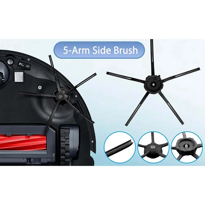 23 pz per Roborock S7 Maxv Ultra S7 Pro Ultra Robot lavabile sottovuoto spazzola laterale principale filtro HEPA Mop Pad parti del sacchetto della polvere