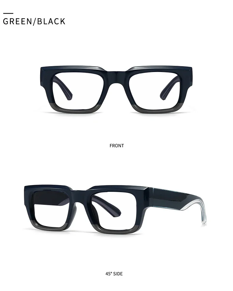 Luxury Brand Design Women Reading Glasses Men Fashion Square Presbyopic Eyeglass Dioptric +1.00~+6.00 Customize Prescription