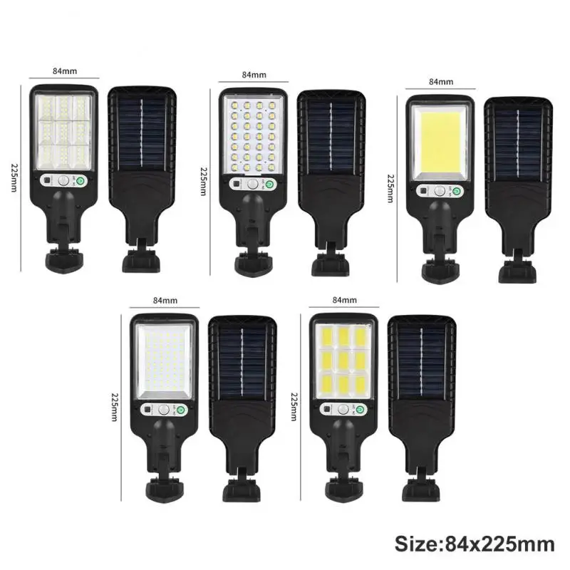 Kedia-luz LED COB alimentada por energía Solar para exteriores, Sensor de movimiento PIR, luz Solar impermeable, lámpara de seguridad de calle de