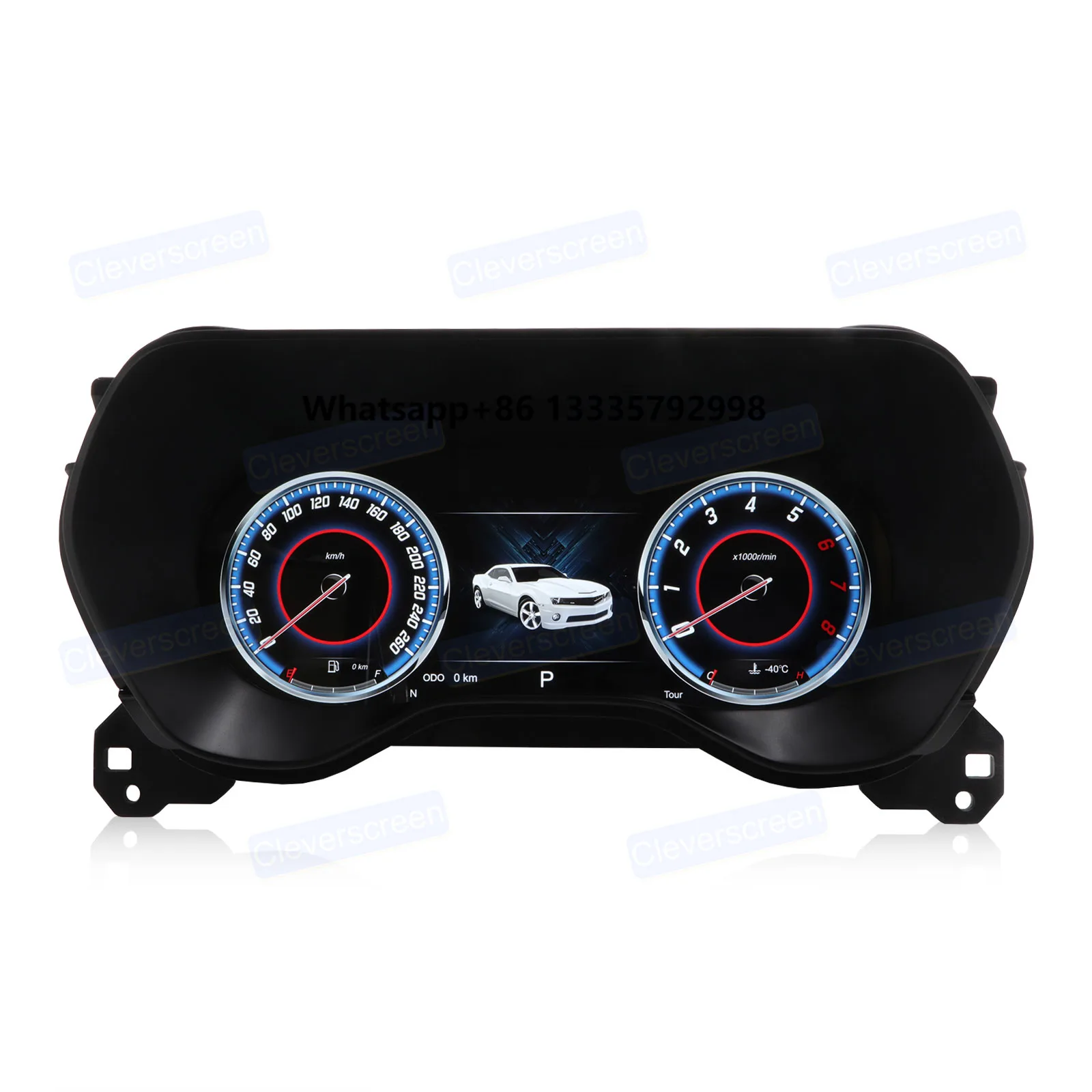 

12.3" Car Dashboard Digital Cluster Virtual Cockpit LCD Screen for 2015-2023 Chevrolet Camaro 6th Generation Speed Meter