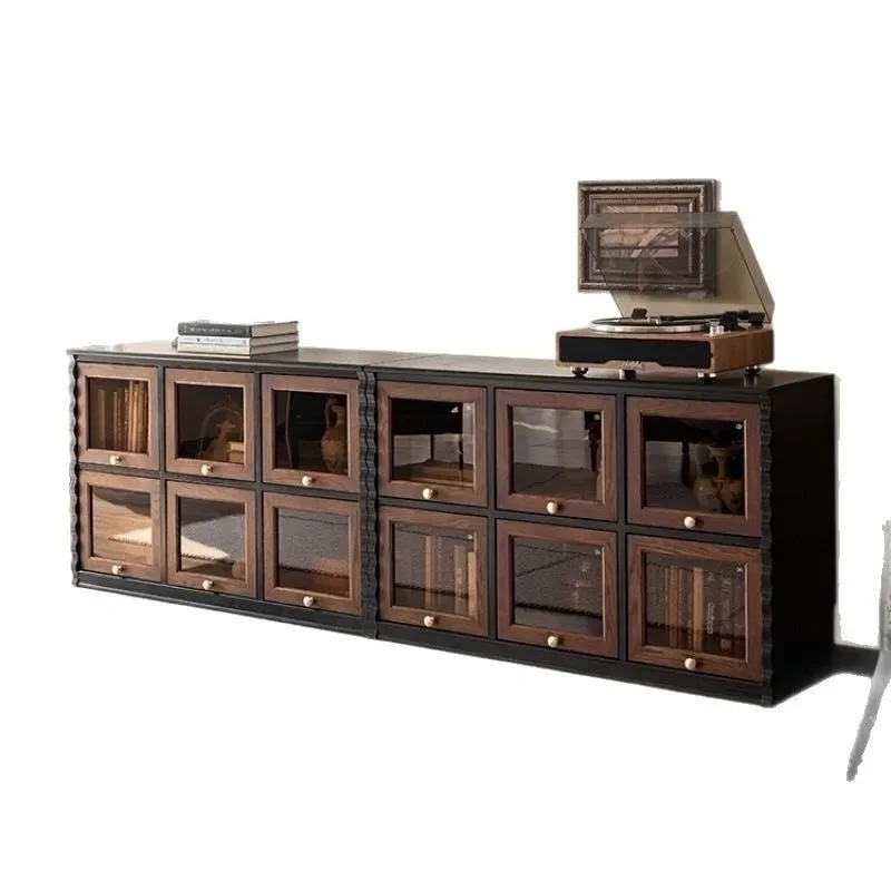 

Cabinet Module Combination Cab inet Solid Wood Carmen Living Room Cabi net New Chinese