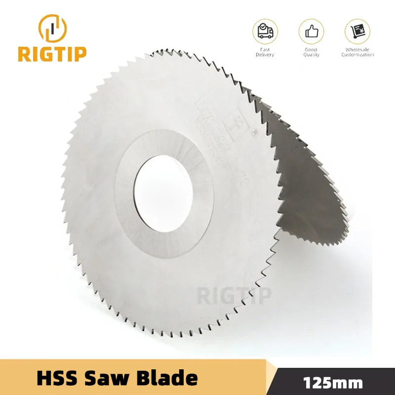 RIGTIPHSS Milling Cutter 125mm Thickness 0.8mm-4.0mm  Inner hole 27mm Slotting Cutter Saw Blade Milling Cutter