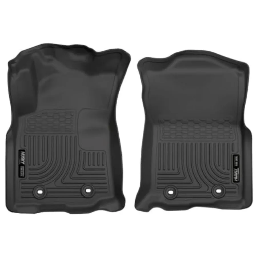 

Weatherbeater Floor Mats for 2018-2023 Toyota Tacoma Double Access CAB Only with Automatic Transmission Front Row 2-Piece Black