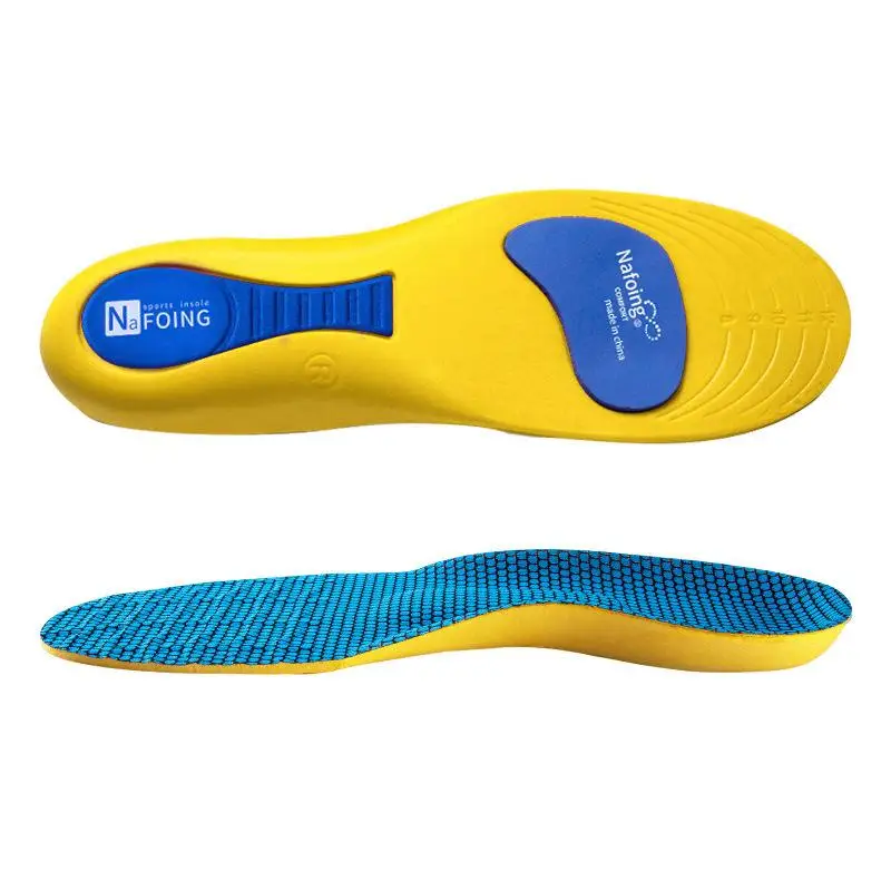 Orthopedic Insoles for Feet Sport Shock-absorbing Insole for Shoes Arch Support Plantar Fasciitis Templates Pads Men Women Sole