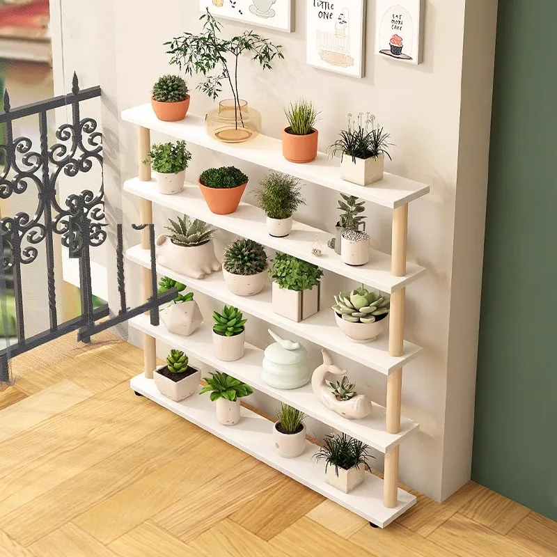 

Floor Modern Plant Shelves Large Nordic Patio Pedastle Luxury Plant Stand Narrow Pots Soporte Para Plantas Home Decorations