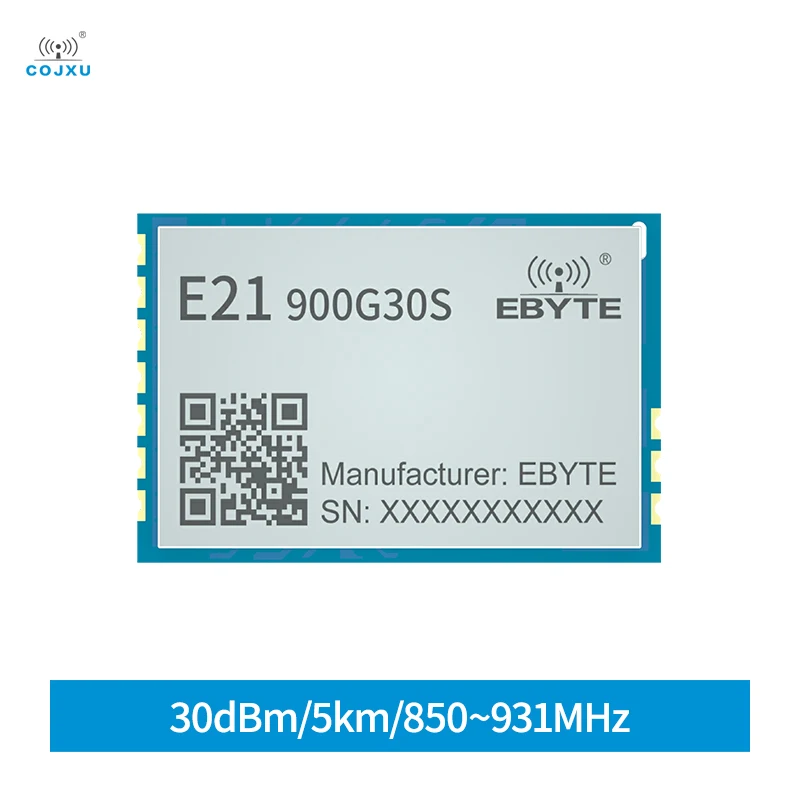 868MHz 915MHz rf Module PA Bulid-in LNA Power Amplifier Long Distance 5km E21-900G30S 30dBm Antenna Interface Stamp hole SMD