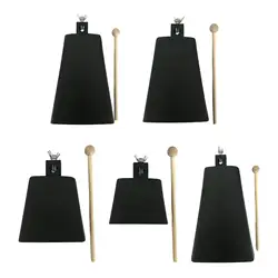 Cowbell with Stick Cow Bells Noise Makers for Birthday Drum Set Concerts