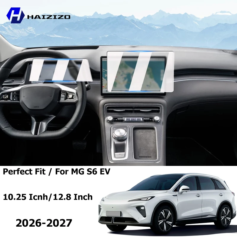 For MG S6 EV 2026-2027 Car interior GPS navigation matte anti-glare protective film LCD screen tempered glass film accessories