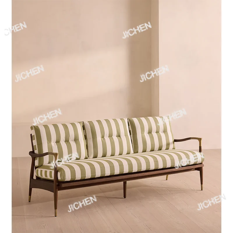 

Modern Waterproof Teak Furniture Sofa Cover Fashion Striped Color Garden Outdoor Sofa