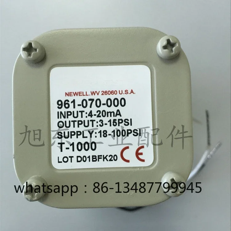 

T-1000 electrical proportional valve electro-pneumatic converter 961-070-000