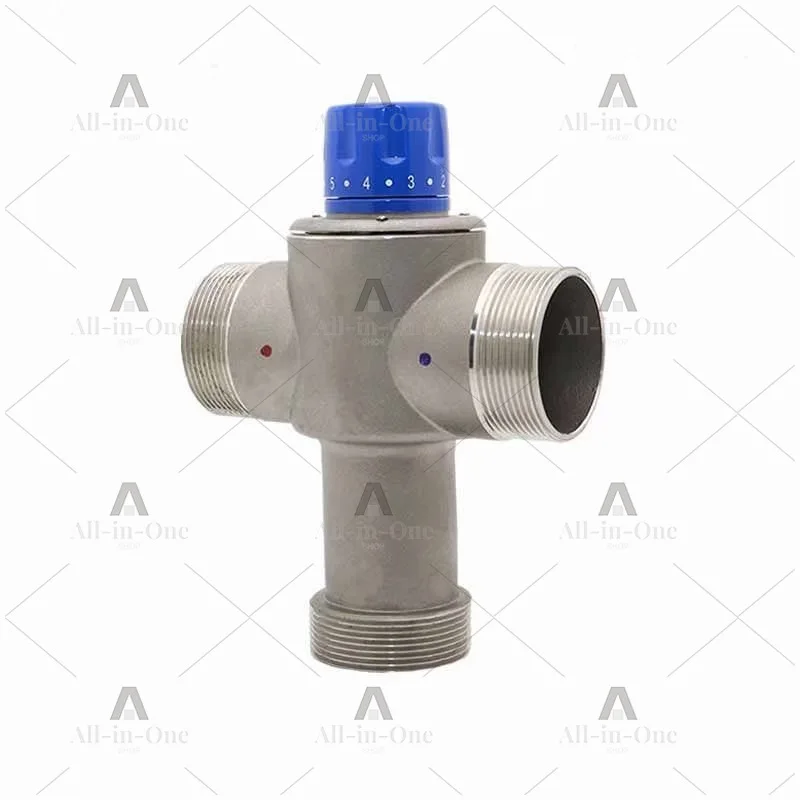 DN40 Thermostatic Valve Engineering Mixing Valve 2 Inch DN32 Automatic Temperature Control Valve Solar Bath Thermostatic System