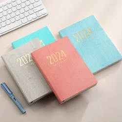 2024 Planner Notebook Kawaii Diary Journal Notepad 365 Days Schedule Organizer Daily Weekly Planner Korean Stationery Office