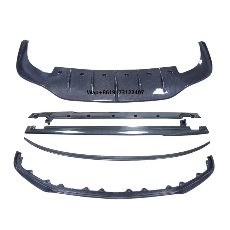 

Комплект обвеса из карбона в стиле Continental GT W12: передний бампер, боковые юбки, диффузор, спойлер