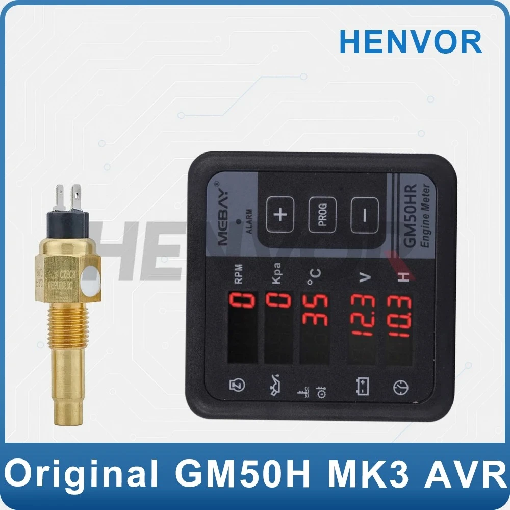 

Многофункциональный цифровой измеритель дизельного двигателя Mebay GM50H MK3 — температура воды, давление масла, об/мин, напряжение аккумулятора, работающие часы