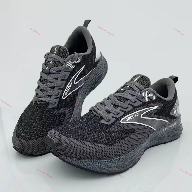 BROOKS Levitate 6 Men Running Shoes Lightweight Stretch for Men Outdoor Marathon Sneakers Anti-Slip Fitness Casual Sports Shoes