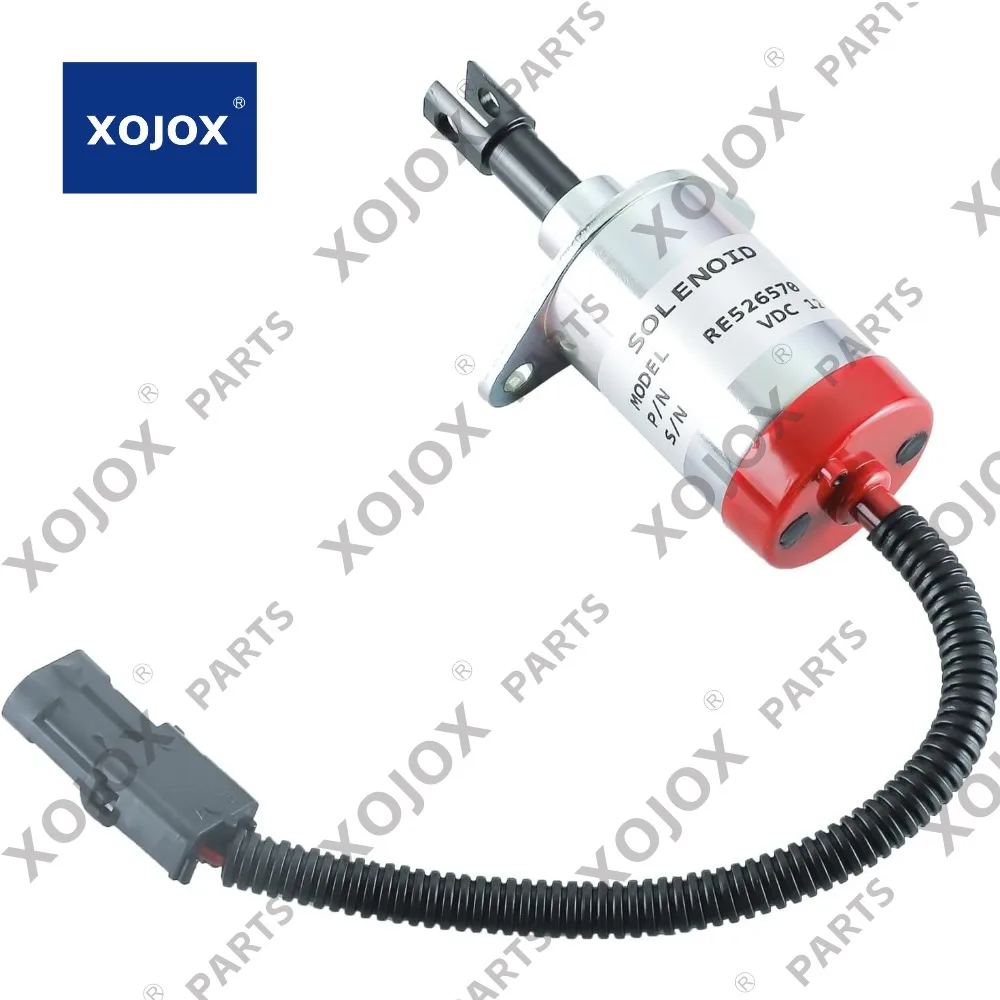 

Соленоид отключения топлива XOJOX 12 В постоянного тока RE526570 для John Deere 4120 4320 4520 4720 5225 5325 313 315 317 320 325 328 332 John Deere