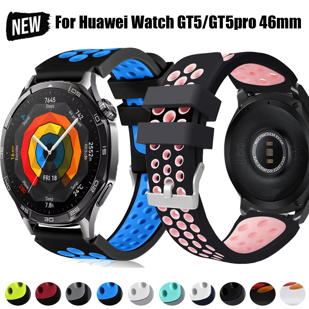 22mm Bracelet For Huawei GT5 46mm Sport Watchband For COROS APEX 46mm TicWatch Pro CMF Watch Pro 2 Huawei GT2e Band Accessories