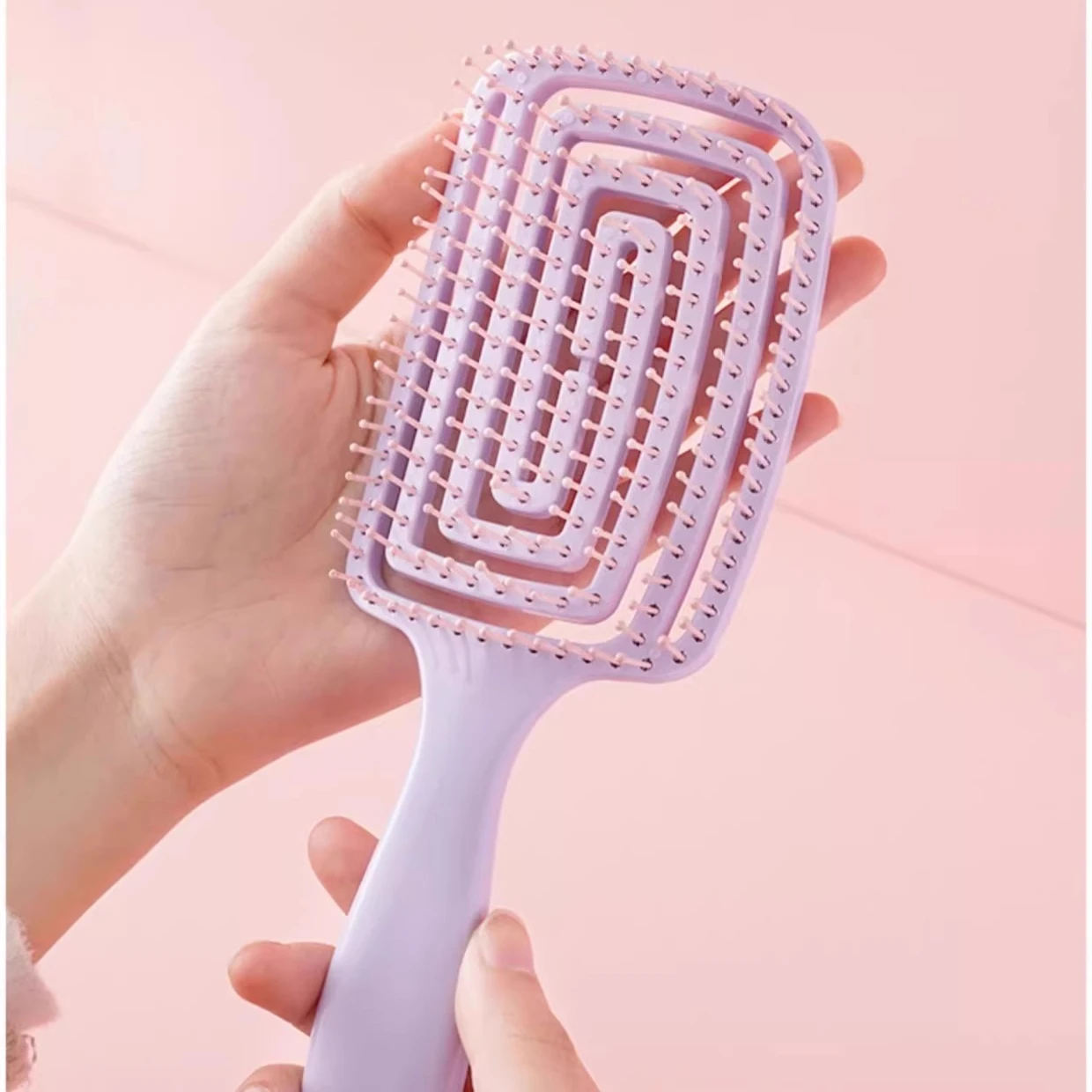 Fluffy high skull comb hair artifact for both men and women, long hair styling massage, meridians, airbags, air cushion comb