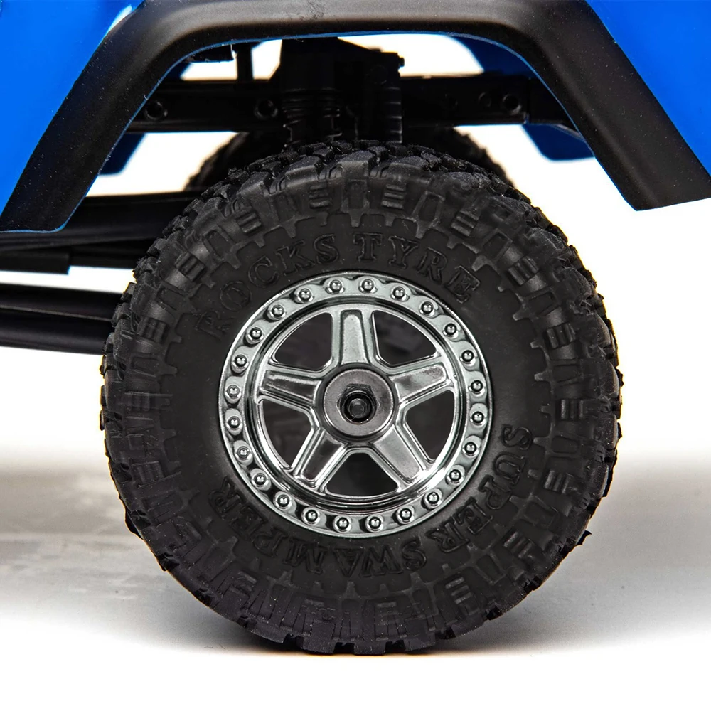 AUSTARHOBBY 1.0 inch RC Tires 4pcs Rubber Wheel Tyre Set 7mmHex  for 1/18 TRX4M 1/24 Axial SCX24 RC Crawler Car Upgrade Parts