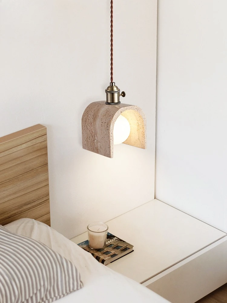 

Medieval style bedroom bedside chandelier cream style artistic lighting