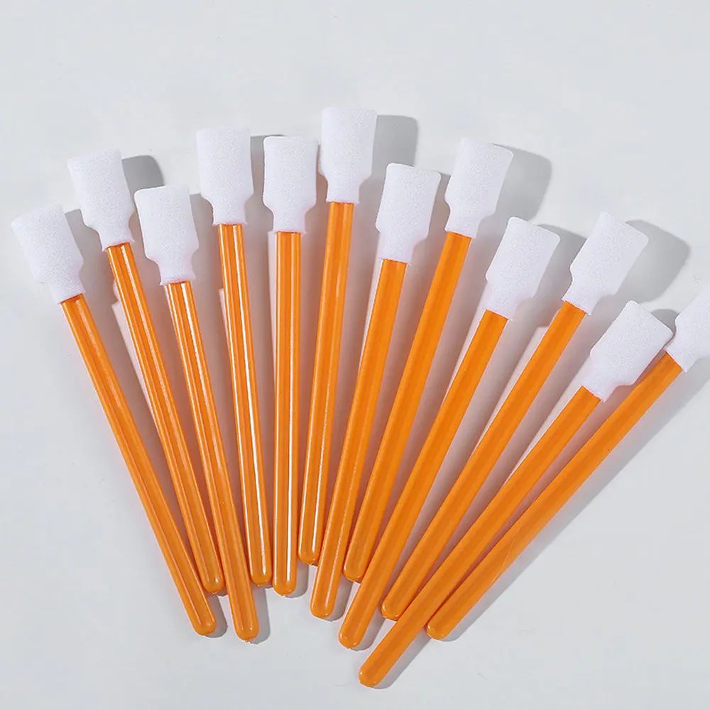 Printhead Cleaning Swabs Sponge Print Head Cleaner Kit Printhead Clean Solvent Foam Tool Toner Cleaning Swabs Foam Cleaner Kits