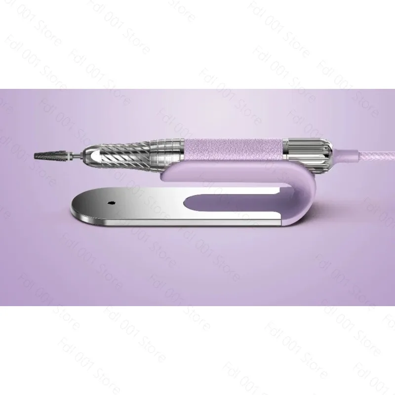 4th Artist Nail Salon Lightweight Rechargeable Nail Drill File Machine for Manicure Pedicure White