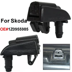 Erick's Wiper 2Pcs Front Windshield Wiper Washer Jet Nozzle Sprayer For Skoda Enyaq Kamiq Scala 2019 - 2023 OE#1Z0955985 Water