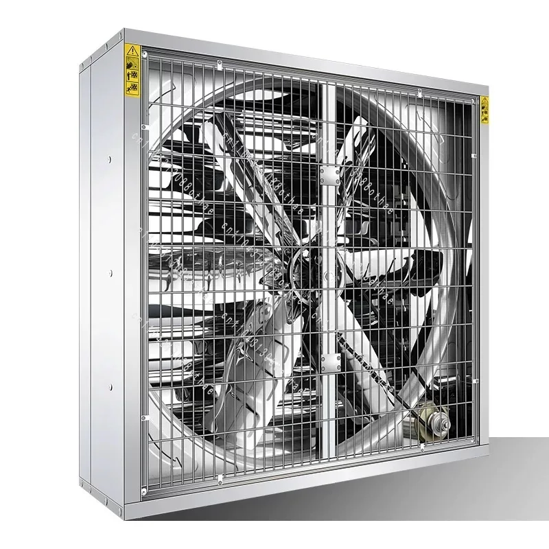 Industrial-grade Exhaust Fan, Powerful Commercial Exhaust Fan, Ventilation Fan for Stainless Steel Blade Negative Pressure Fan