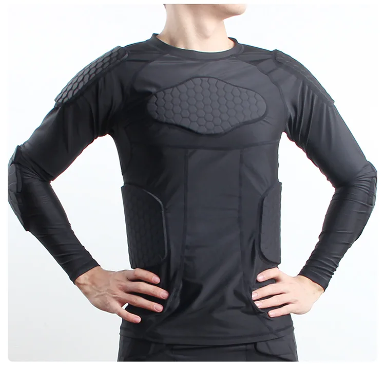 2025 Trends Padded Protective Goalkeeper Jersey Wholesale Latest Cheap Football Training Padded Jersey Made in China