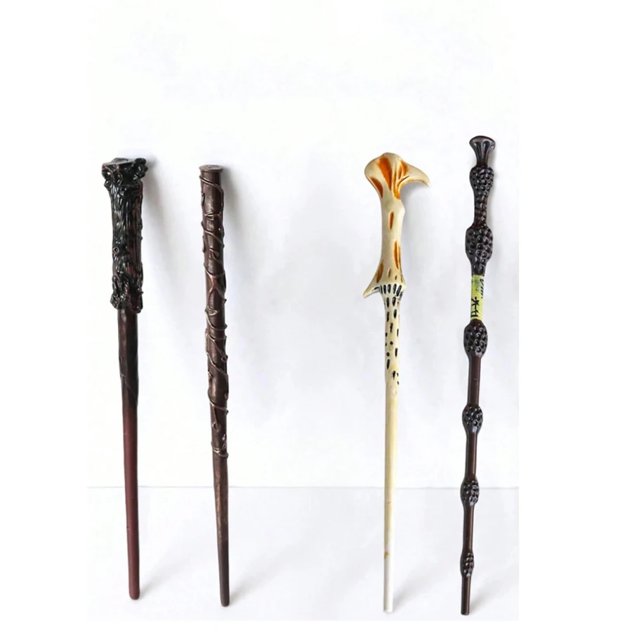 4개입 할로윈 소품 할로윈 마법 지팡이 장난감 가면 무도회 지팡이 코스튬 액세서리 지팡이, 남성 코스프레 대학 지팡이 소품, 코스프레 코