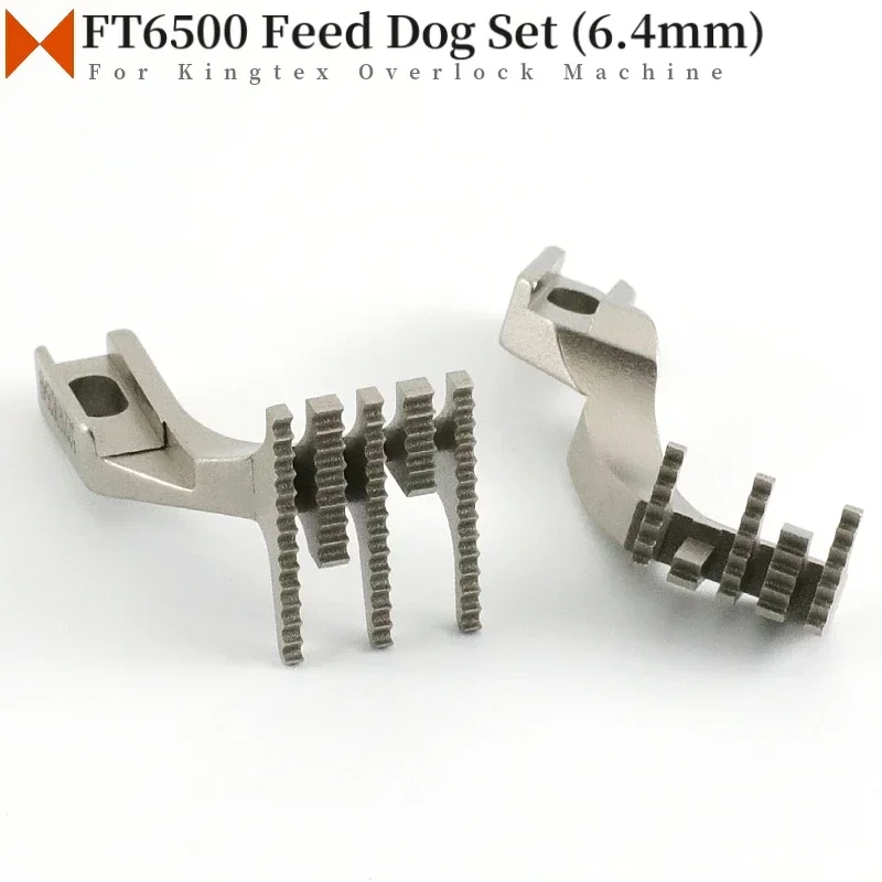 5221DF02640+5221FD02640 Feed Dog Set For Kintex FT6500, FT7000 Coverstitch Sewing Machine Needle Distance 6.4mm (5221DG0003)