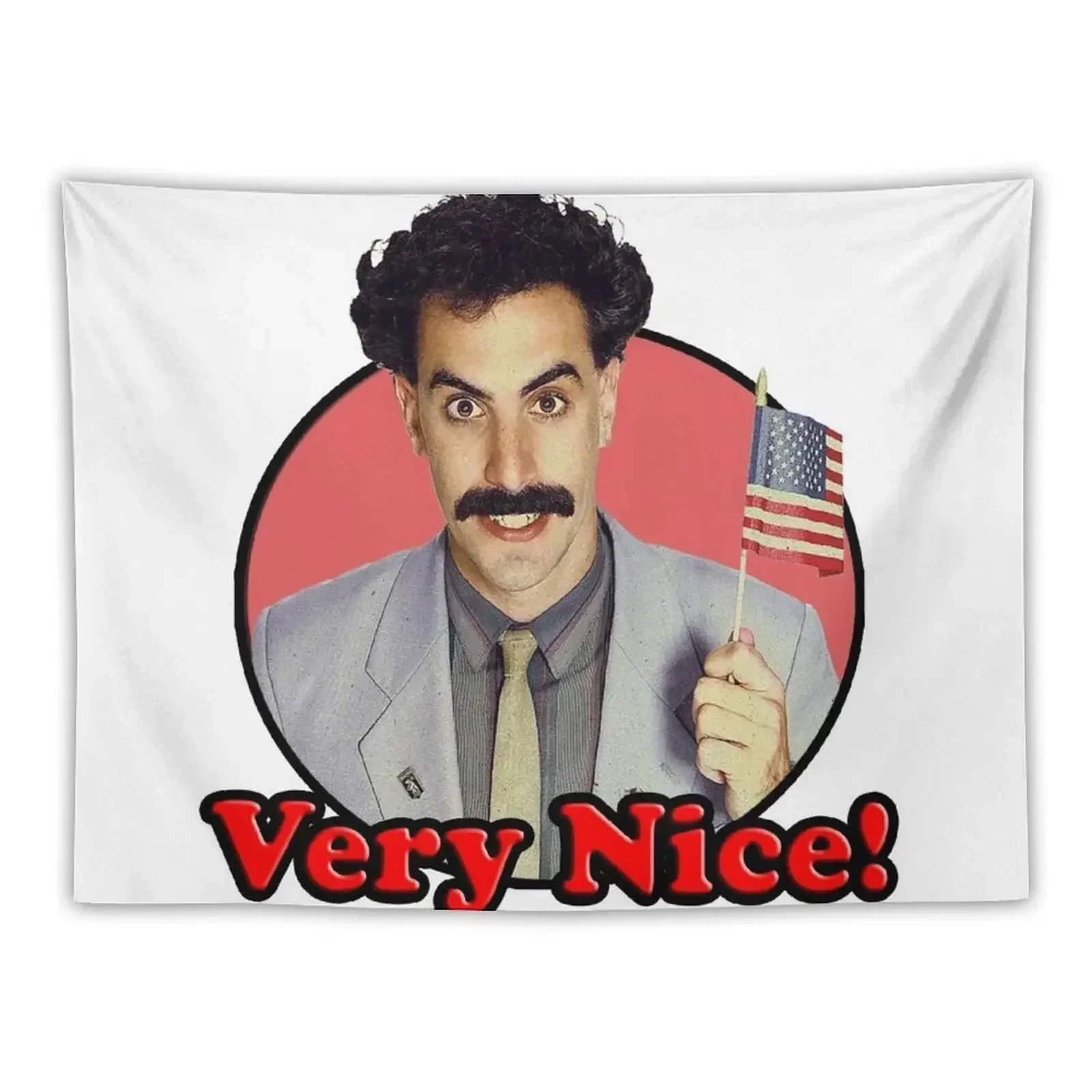 Borat, Very Nice Tapestry Aesthetic Home Decor Hanging Wall Tapestry