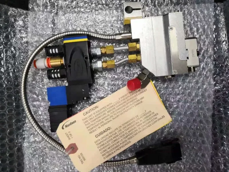 Nuoxin Mini Pistola de pulverização dupla Cabeça Pistola de pulverização MIB02TLP Backfeed CA P-16 W Pistola pneumática