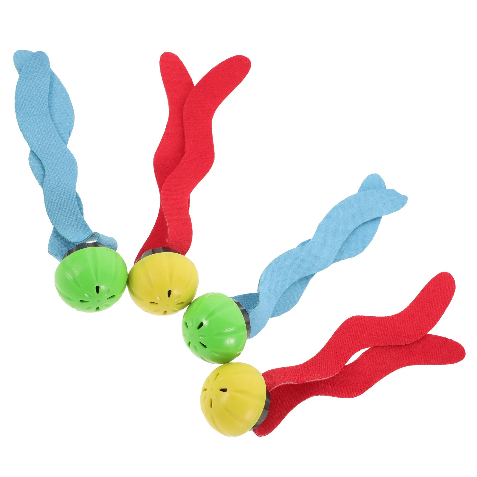 

4Pcs Diving Seagrass Pool Exploration Durable Bright Colorful Dive Set Kids Swimming Fun Pool Diving Toys Dive Toy