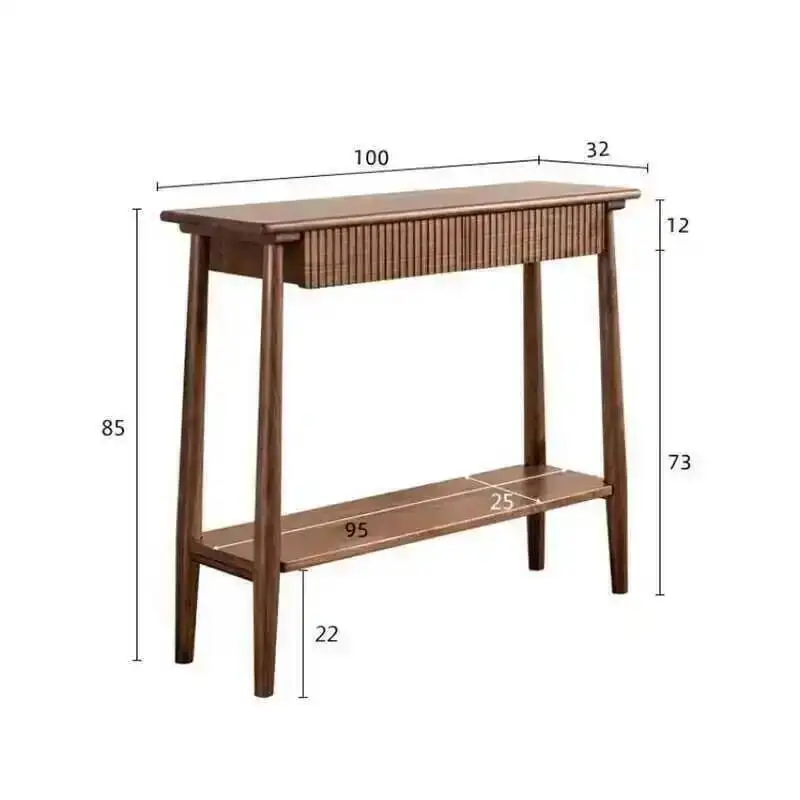 

Room Modern Simple Console Living Table Vintage Beauty Entrance Hall Console Table Drawers Storage Wohnzimmer Tisch Furniture