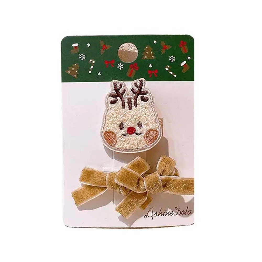 

Подарок Снеговик Рождественская елка заколка для волос Лось Рождественская челка зажим детские рождественские заколки для волос бант заколки для волос заколки