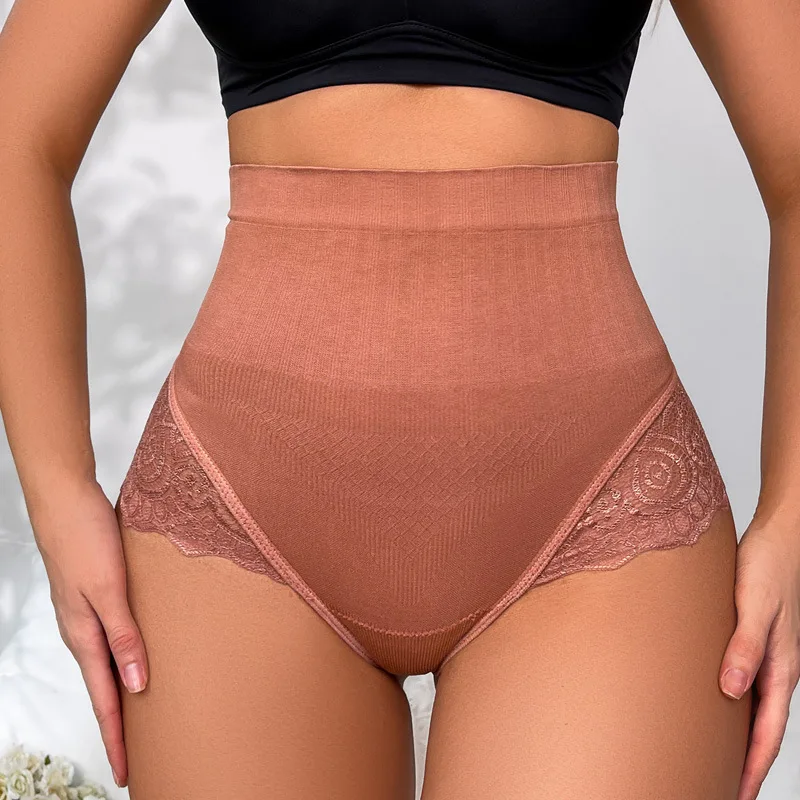 

BurVogue Tummy Control Thong Shapewear for Women Lace Seamless Shaping Thong Panties Body Shaper Underwear