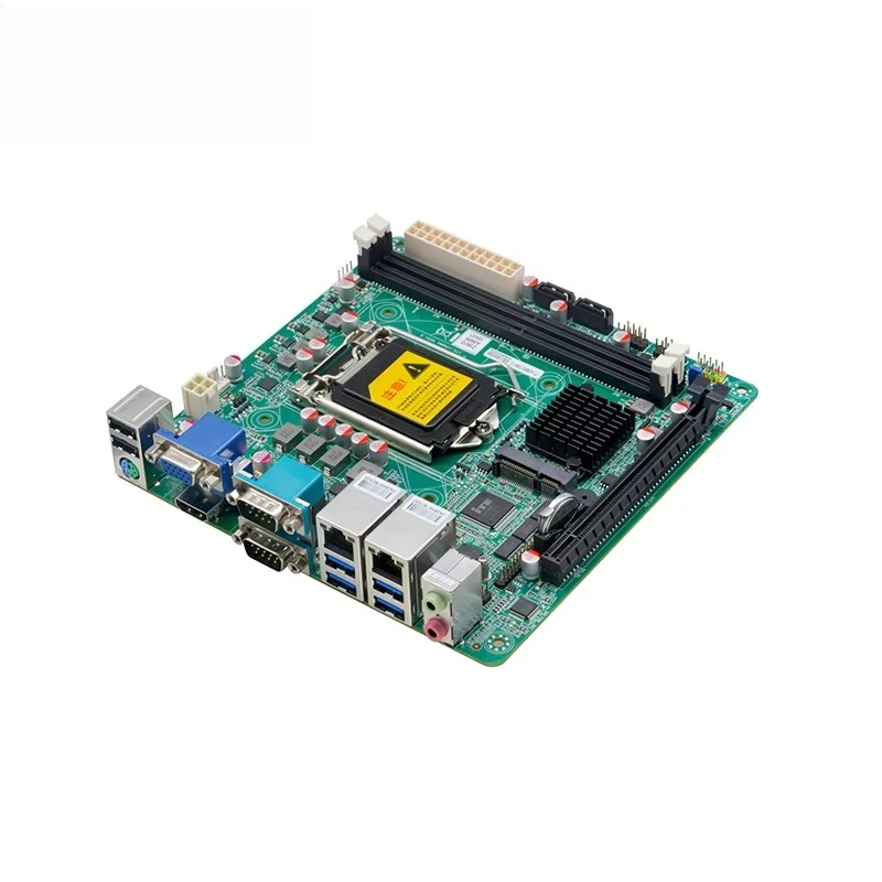 Nueva Placa Base Mini ITX para Escritorio, LGA1151, Compatible con Procesadores I3, I5, I7, DDR4 DIMM, PCIE3.0 X16, Windows 7/10, Linux, SATA 6, RS232, 485 COM