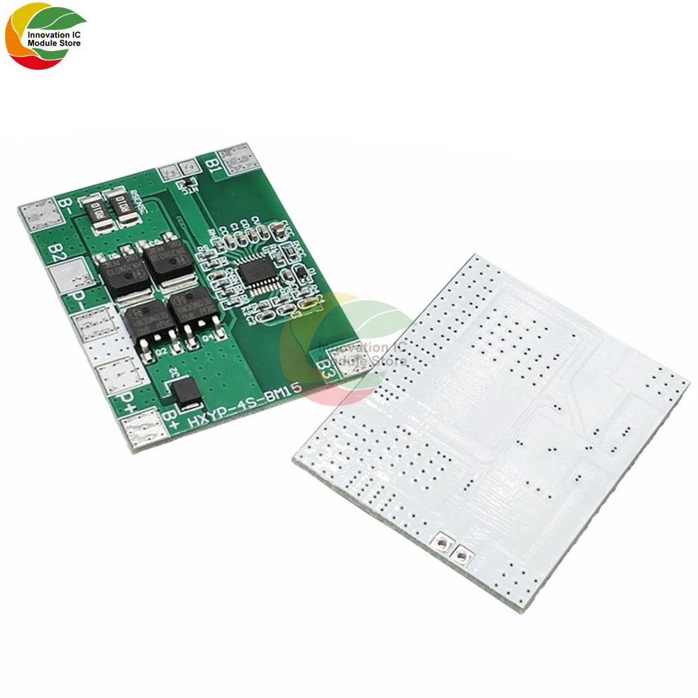 4S 14A 12.8V 18650 Lithium Iron Phosphate Protection Board LiFePO4 4S BMS Balancing Charging Circuit PCM 3PCS