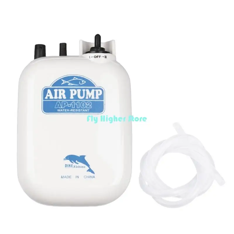 

Aquarium Air Pumps Quiet Fish Tanks Air Pumps Adjustable Airflows Oxygen with Air Tubings for Fish Tanks & Aquarium