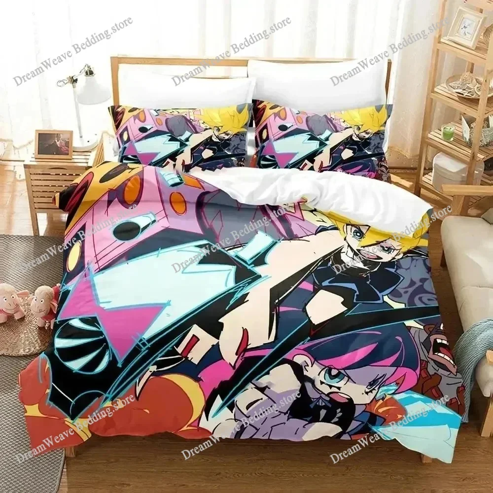 

Panty & Stocking with Garterbelt Cartoon Poster Sheets Quilt Covers Bedding Dormitory Sheets Bedding Set Soft Warm Bedding Set74