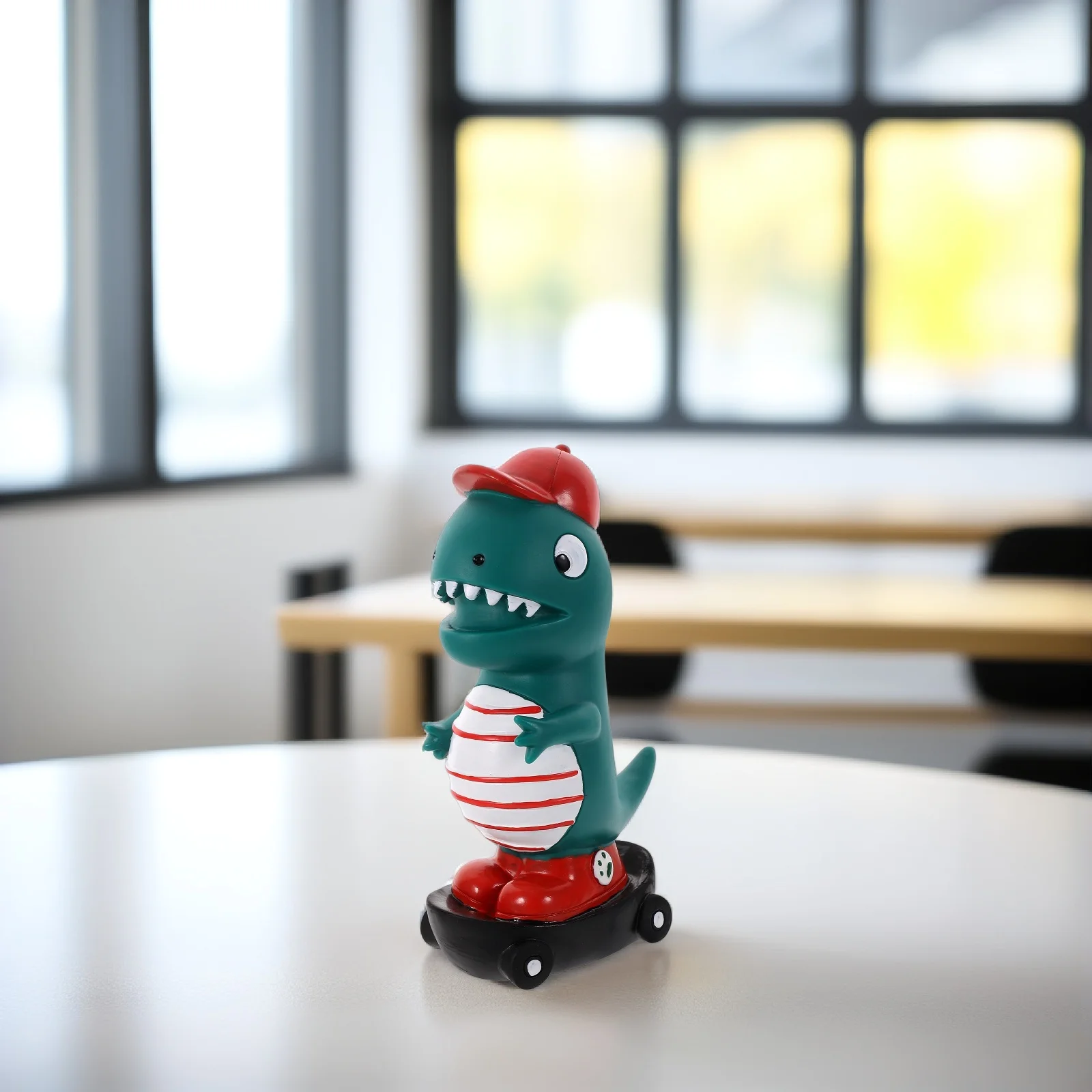Dinosaurus spaarpot vinyl geldpot voor kinderen meisjes decoratieve spaarpot verjaardag kerstcadeau dinosaurusvormige geldcontainer