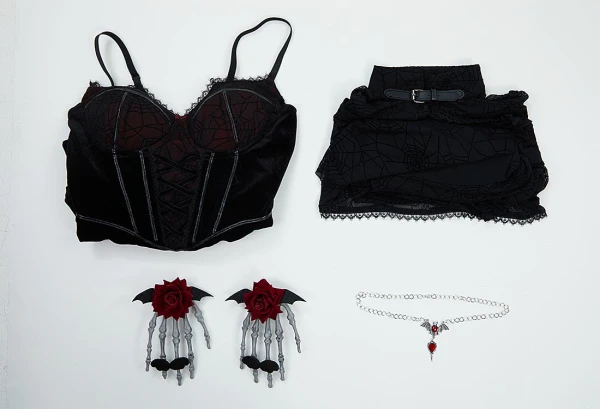 New Mooyiyi cos Interview with the Vampire Cosplay costume Halloween Christmas Role Playing Party Comic Exhibition Black Dress